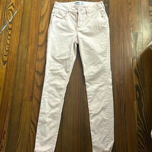 Old Navy Women's pink rockstar super skinny high rise jeans